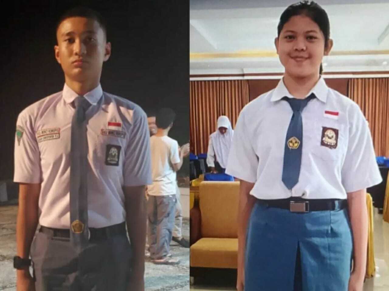 Juan Christofer P. Sihombing Asal Mamuju dan Zae Try Syfra Asal Mamasa Wakil Sulawesi Barat di Paskibraka Nasional 2023